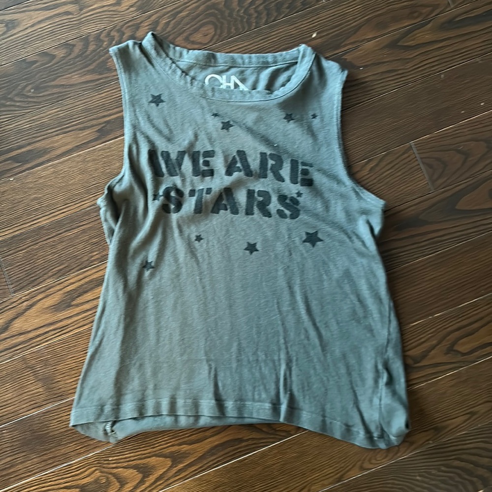 Chaser army green we are stars muscle tee
